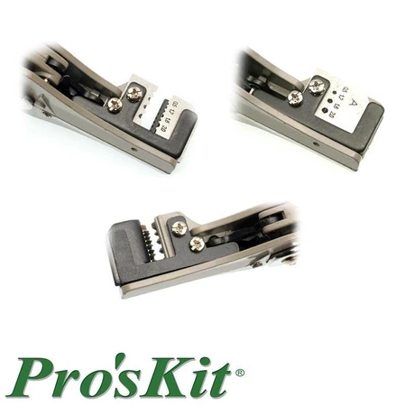 Ściągacz izolacji do przewodów fi 0.5, 1.2, 1.6, 2.0mm, 608-369A Proskit