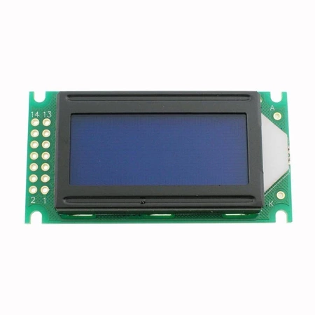 Wyświetlacz LCD alfanumeryczny 2x8 AC-0802E-BIW W/B