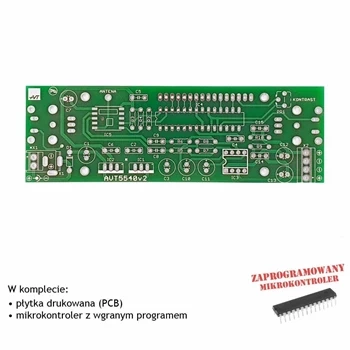 Radio FM z RDS, AVT5540, PCB i mikroprocesor do projektu AVT5540