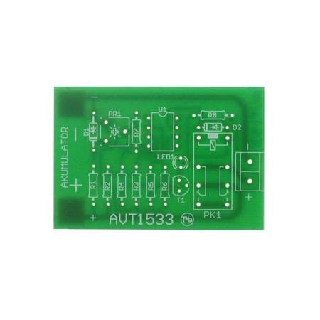 Zabezpieczenie akumulatora 12V przed rozładowaniem, PCB do projektu AVT1533