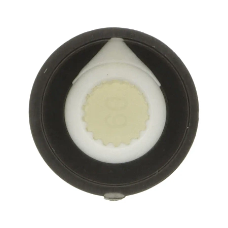 Gałka do potencjometru na oś 6mm - 16x17mm - czarna, biały znacznik