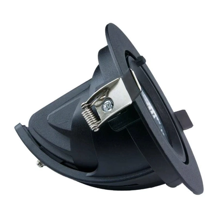 Reflektor LED podtynkowy czarny 20W, 1600lm, 4000K