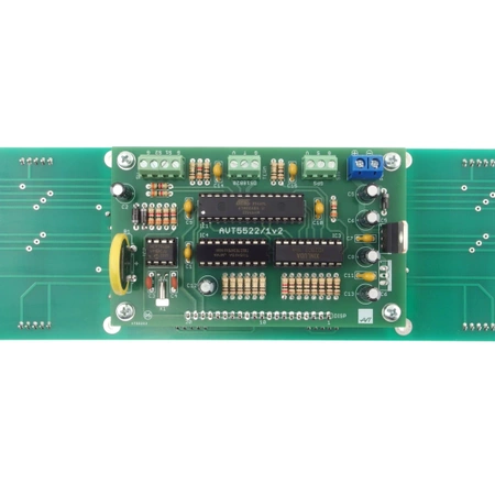 Zegar z zielonym wyświetlaczem 55mm ustawiany za pomocą GPS - KIT AVT 5522/2/G