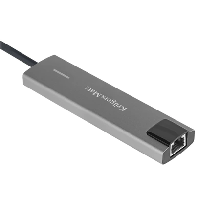 Adapter USB-C na HDMI, 2x USB3.0, 2x USB typu C, RJ45, Kruger&Matz