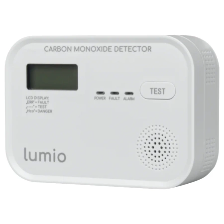 Czujnik czadu z LCD, autonomiczny, bateryjny LUMIO DCA002