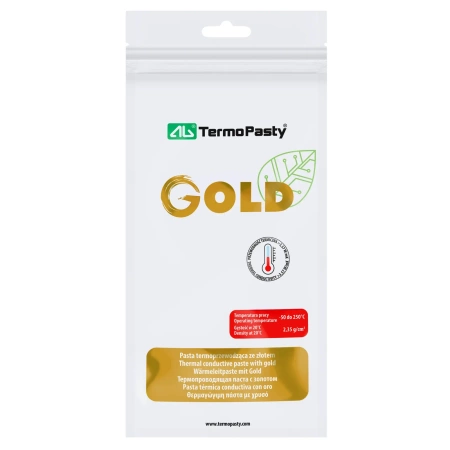 Pasta termoprzewodząca AG Gold 1g - AGTermoPasty AGT-163