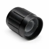 Gałka aluminiowa do potencjometru na oś 6mm - 16x17mm - czarna, srebrny znacznik - GCL16