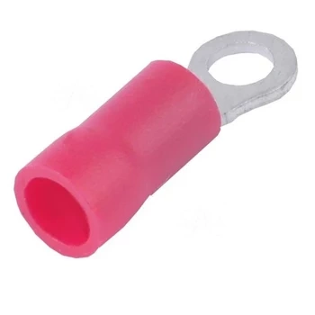 Końcówka oczkowa izolowana M3 0.5-1.5mm² - końcówka kablowa SGE