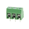 Złącze śrubowe do druku, 3 pola, raster 5mm, wysokość 10,2mm, 300V / 10A, 1,5mm², PA66, Degson DG126
