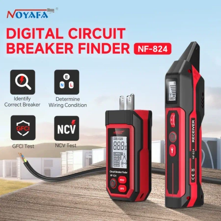 Lokalizator przewodów z testerem gniazd, Noyafa NF-824