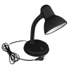 Lampka biurkowa E27 DTL001B DPM, elastyczne ramię, włącznik w podstawie, przewód 1,5 m, czarna