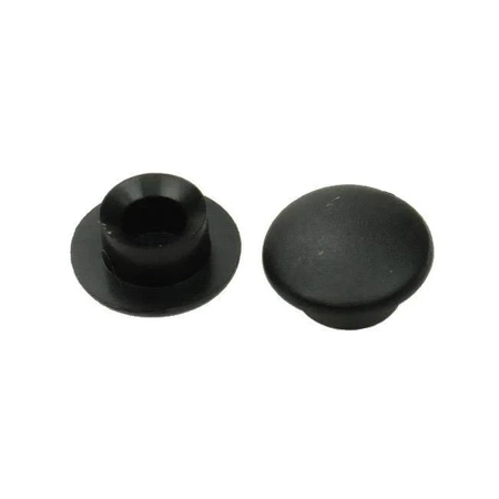 Klawisz grzybkowy SC014 do mikroprzełącznika, czarny 8 mm, wysokość 4 mm