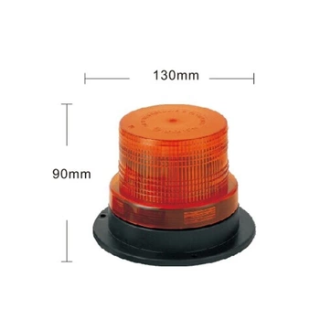 Lampa ostrzegawcza LED do pojazdu, 40 LED, światło pomarańczowe, magnes, R65 R10, 12V/24V, L0009-ALR
