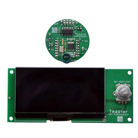 Węzeł pomiarowy temperatury RFM12B - PCB i mikroprocesor do projektu AVT 5635