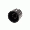 Gałka do potencjometru na oś 6mm - 29x17mm - czarna, biały wskaźnik