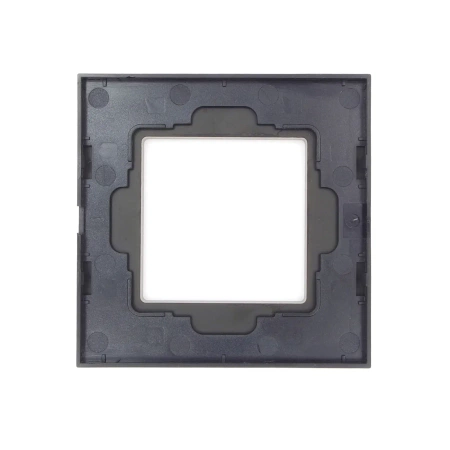Ramka szklana - pojedyncza - czarna - do modułów Tawoia Glass