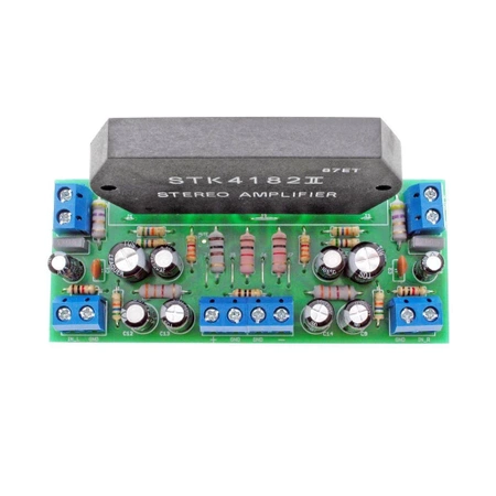 Wzmacniacz mocy 2x45W z STK4182 - zlutowany KIT AVT 1594