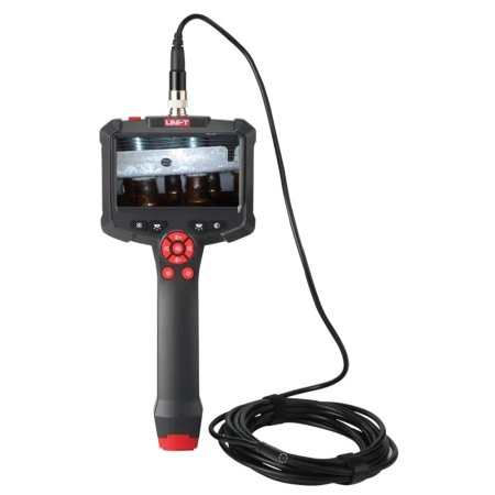 Ręczny endoskop przemysłowy z kamerą, ekranem 4.3″ i sondą IP67, Kamera inspekcyjna Uni-T UT665P