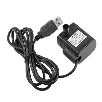 Mini pompka do cieczy, None V DC, 200 l/h, zatapialna, zasilanie USB