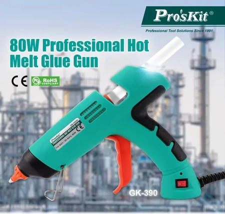 Pistolet do kleju na gorąco Proskit GK-390B, sztyfty 11mm, 80W
