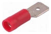 Konektor płaski męski izolowany 6.3mm 0.8mm 0.5-1.5mm² - końcówka kablowa SGE 601147