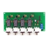 Selektor wejść audio stereo 4 wejścia 1 wyjście RCA - zlutowany KIT AVT 3240