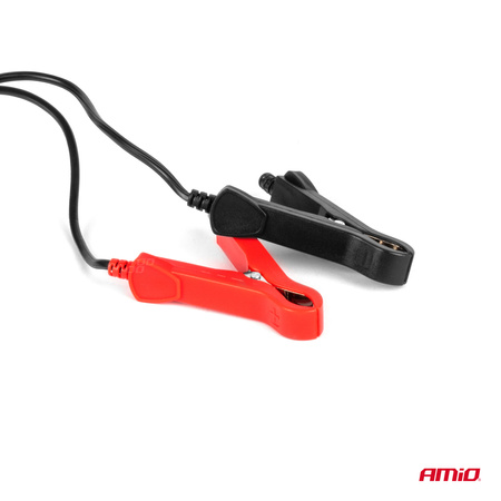 Ładowarka, prostownik samochodowy 6V / 12V do akumulatorów: AGM, GEL, LIQ, MF, Ca, LFP - AMIO-4056