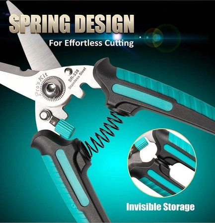 Nożyce uniwersalne proste 185mm SR-338 Proskit