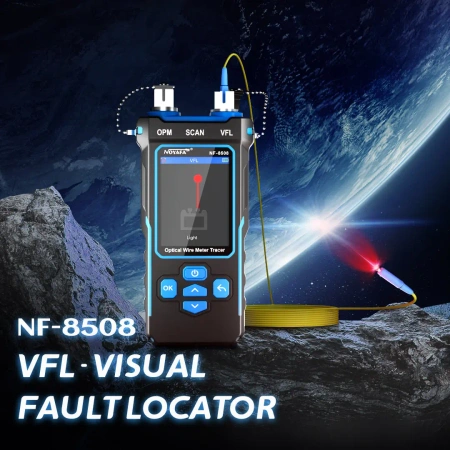 Tester kabli sieciowych LAN i światłowodów 9w1 z PoE, VFL i OPM, Noyafa NF-8508