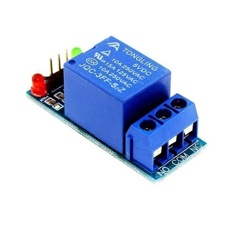 Moduł przekaźnika 1-kanał - 5V - 10A/250V - kontrolki LED
