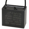Kondensator rozruchowy do silnika 4,5µF 450VAC, CBB61, przewody 20 cm, 38 × 20 × 31 mm, EPERS