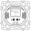 Ładowarka USB, dwa porty USB-A, okrągła, biała, podtynkowa, moduł bez ramki, OVAL