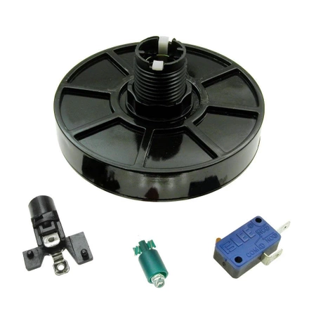 Przycisk arcade BIG Push monostabilny zielony, LED 12 V, 3 A / 250 V, PRZEL603
