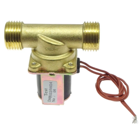 Elektrozawór, 12 V, 0,02–0,8 MPa, gwint 1/2 cala, korpus metalowy, WFS-E-B011