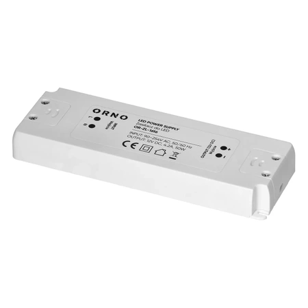 Zasilacz do taśm LED 12 V DC, 50 W, 4,2 A, montaż natynkowy, ORNO 1616