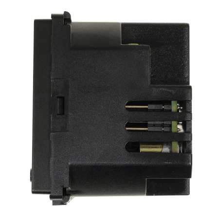 Moduł - Gniazdko pojedyncze Schuko, 2x USB A+C 20W - watomierz - ZigBee, czarny - Tawoia Glass