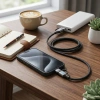 Kabel USB-C - USB-C, 240 W, 1 m, czarny, Miccell, VQ-D145