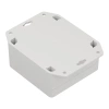 Obudowa hermetyczna ZP90.90.45UJH, 91,6 × 91,4 × 45 mm, ABS, jasnoszara, z uchem, Kradex