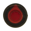 Gałka do potencjometru na oś 6mm - 16x17mm - czarna, czerwony znacznik