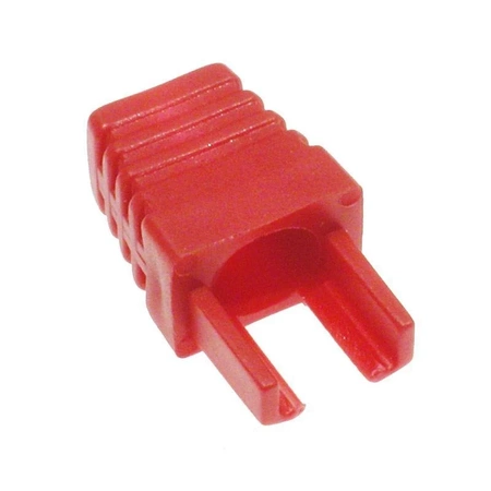 Odgiętka wtyku RJ45 8P8C Ethernet, czerwona, do przewodu sieciowego