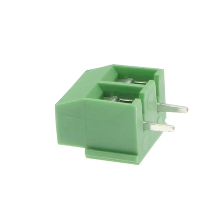Złącze śrubowe do druku, 2 pola, raster 5mm, wysokość 10,2mm, 300V / 10A, 1,5mm², śruba M2,5, Degson DG126