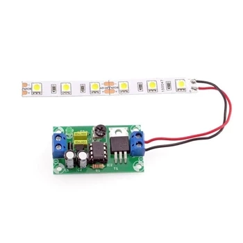 Powolny rozjaśniacz do taśm LED 12V - zlutowany KIT AVT 1975