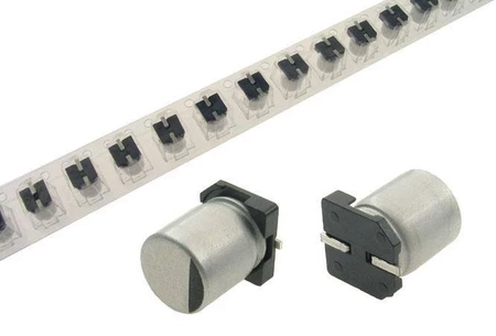 Kondensator elektrolityczny SMD 100 uF, 25 V, typ D