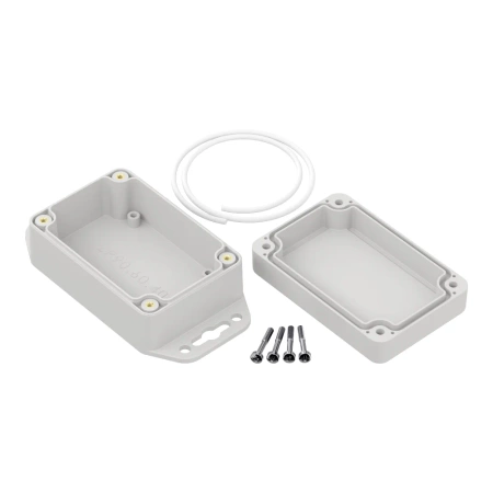 Obudowa hermetyczna z uchem ZP90.60.40 jasnoszara ABS