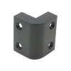 Narożnik plastikowy 3x4cm czarny, typ 8