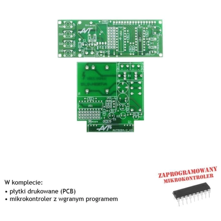 Bezprzewodowy regulator temperatury, PCB i mikroprocesor do projektu AVT5094