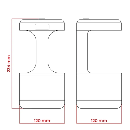 Nawilżacz powietrza antygrawitacyjny, biały, DFZ001W