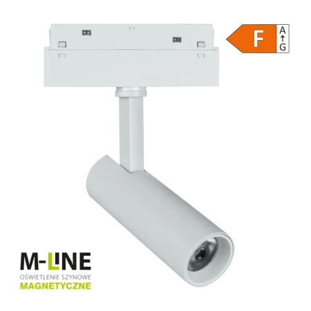 Reflektor szynowy magnetyczny 5W 400lm 4000K biały M-LINE
