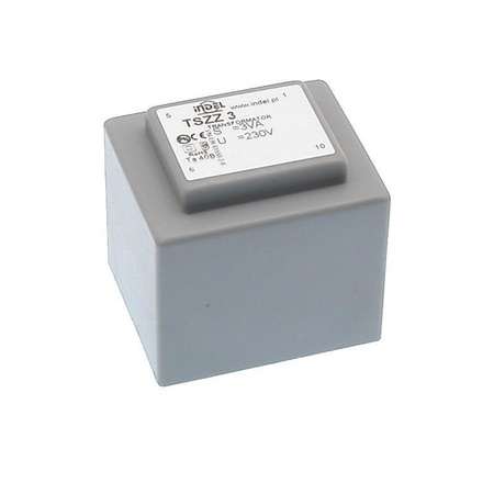 Transformator 3VA zalewany 230Vac (15V) 0.2A