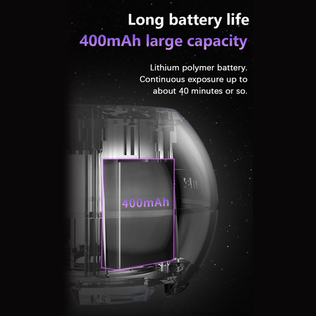 Lampa UV Q2 Mechanic z akumulatorem 400mAh, ciemnoszara